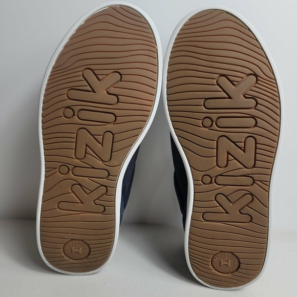 Kizik Prague Women's Size 6.5 Hands Free Slip On Blue White Sneakers Shoes - Picture 8 of 8